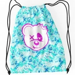 Scummy Bears OISHI - GLAMOFLAGE (AOI) - DRAWSTRING SCUMBAG BACKPACKS