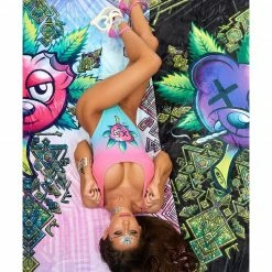 Scummy Bears MI+U - IVY BEAR (OG GREEN) - SOFT AF BLANKET