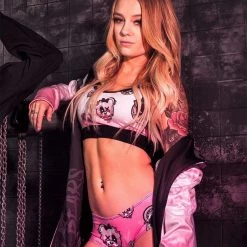 Scummy Bears BONDAGE BEARS (GOTH AF) - BOOTY SHORTS (BABYDOLL PINK)