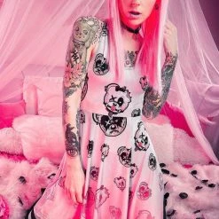 Scummy Bears CLOTHES AND STUFF BONDAGE BEARS (GOTH AF) - DRESS (BABYDOLL PINK)