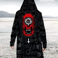 Scummy Bears CLOTHES AND STUFF POPSISKULLS - BLOODY RED - CLOAK