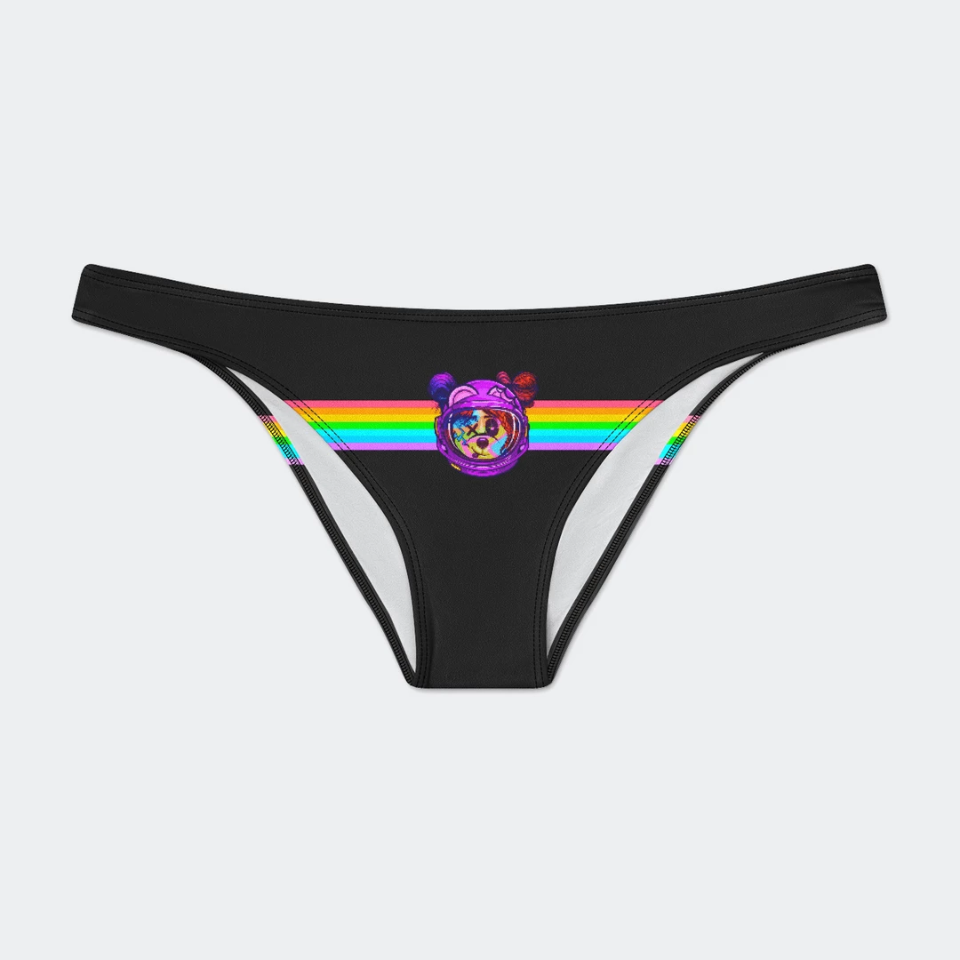 COM3T X SCUMMY BEARS - SPACE KANDI - BIKINI BRIEF BODY SUITS & SWIMWEAR