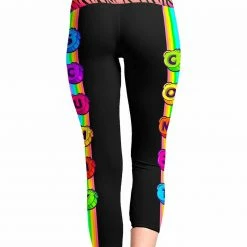 BOTTOMS & LEGGINGS COM3T X SCUMMY BEARS - SPACE KANDI - HIGH WAISTED LEGGINGS