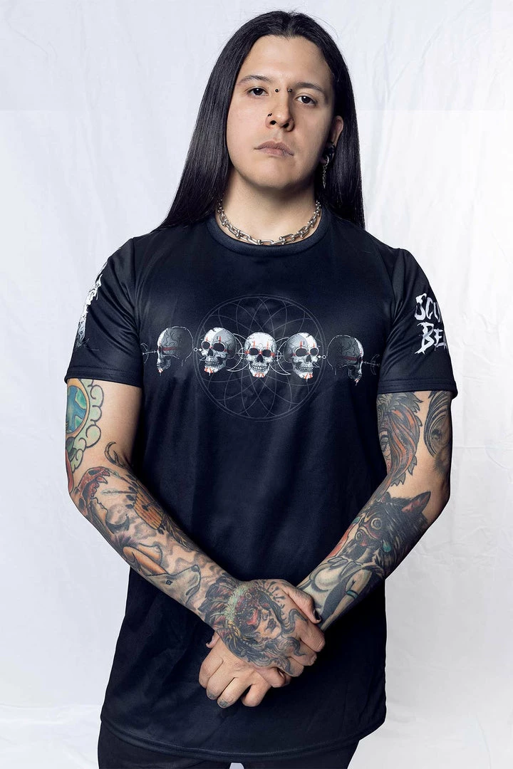 SCUMMY CARES DARKSIDERZ X SCUMMY BEARS - DARK VISIONZ - LONG TEE (STREET CUT)