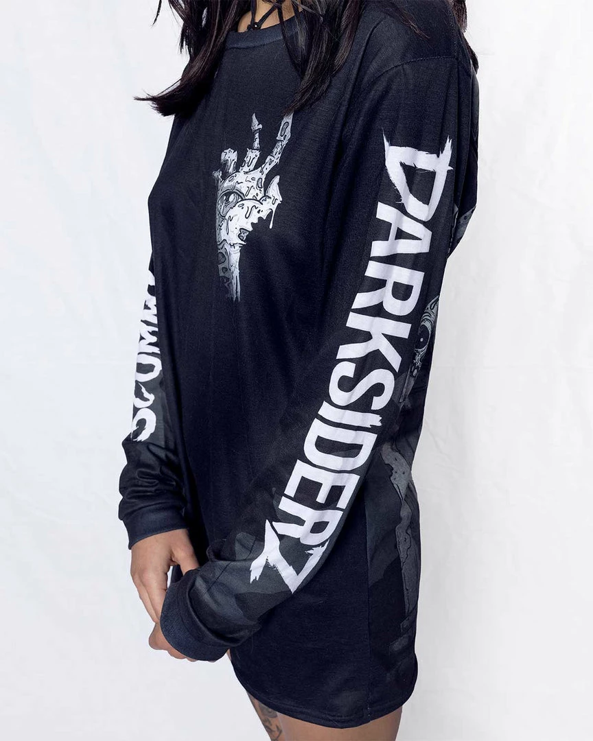 T-SHIRTS & TANKS DARKSIDERZ X SCUMMY BEARS - DARK VISIONZ - LONG SLEEVE TEE