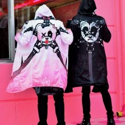 Scummy Bears GOTH BEAR (GOTH AF) - CLOAK (BLACK) CLOTHES AND STUFF