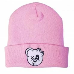 Reach MFG OISHI - BEAR METAL BEANIE (PINK)