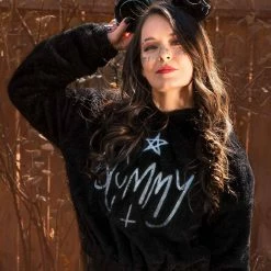 Scummy Bears SCUMMY EARS HEADBAND - FUZZY THINGZZ (BLACK)