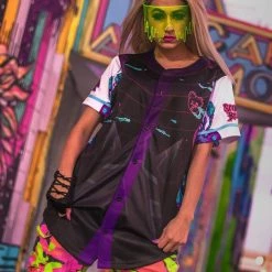 WAKAAN X SCUMMY BEARS - ANCIENT ALIENS - BASEBALL JERSEY CLOTHES AND STUFF