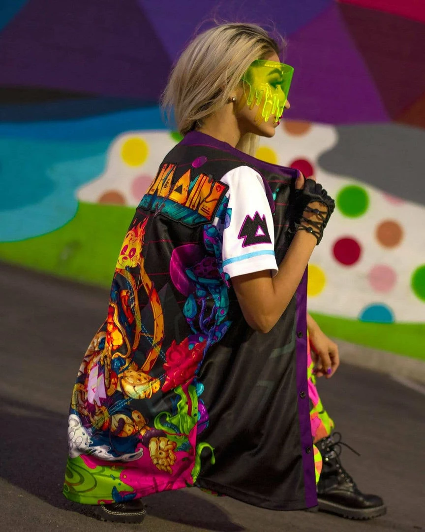 WAKAAN X SCUMMY BEARS - ANCIENT ALIENS - BASEBALL JERSEY CLOTHES AND STUFF