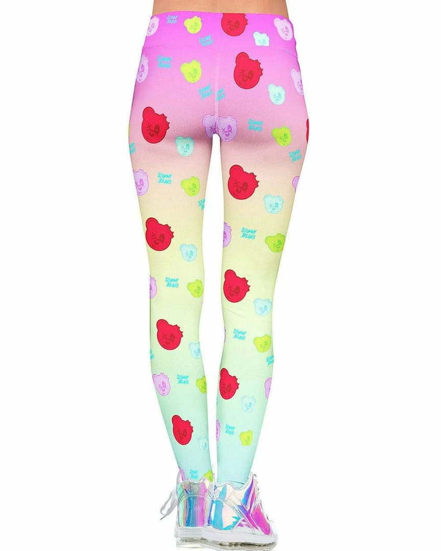 SCUMMY BEARS LOGO (PASTEL) - LEGGINGS