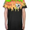 LIQUID STRANGER X SCUMMY BEARS - LAVA - LONG TEE