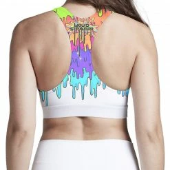 LIQUID STRANGER X SCUMMY BEARS - LAVA - SPORTS BRA