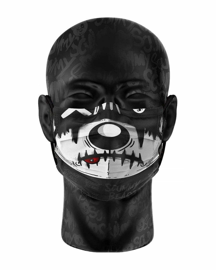 Scummy Bears GOTH BEAR - FACE MASK ACCESSORIES