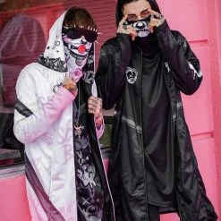 Scummy Bears ACCESSORIES GOTH BEAR (GOTH AF) - SEAMLESS MASK (BLACK)