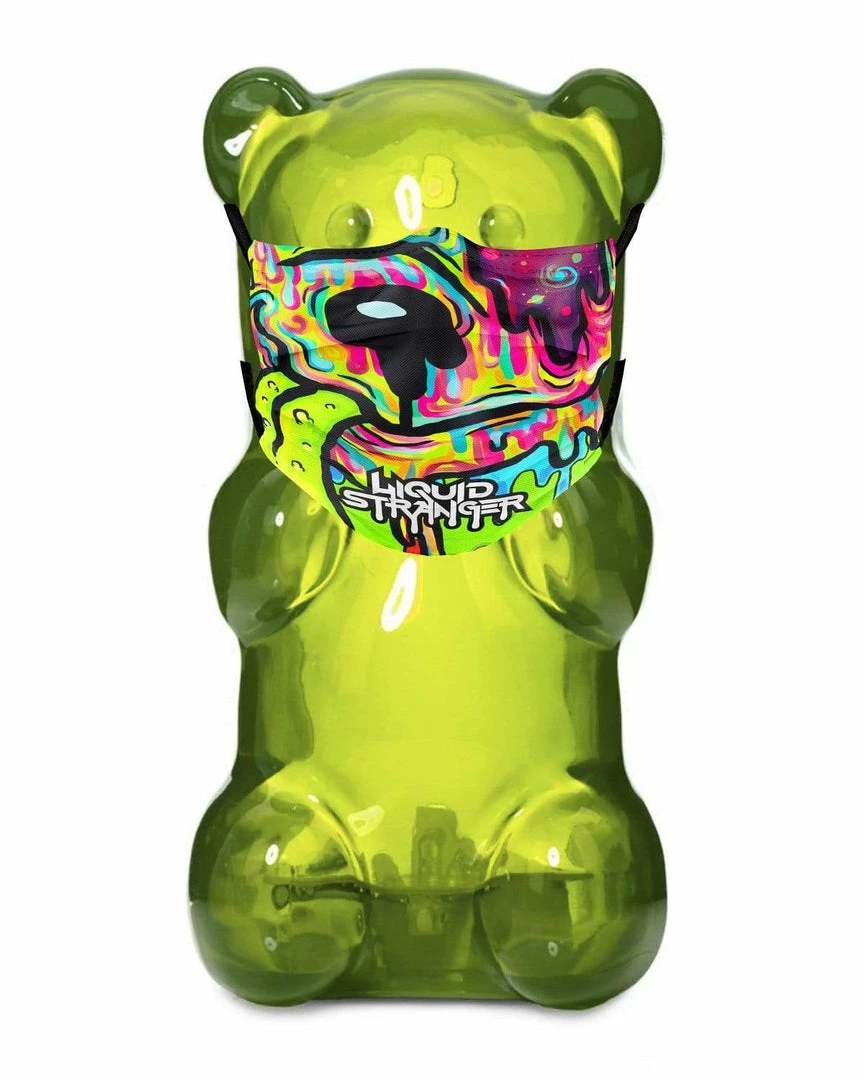 LIQUID STRANGER X SCUMMY BEARS - LAVA - FACE MASK ACCESSORIES