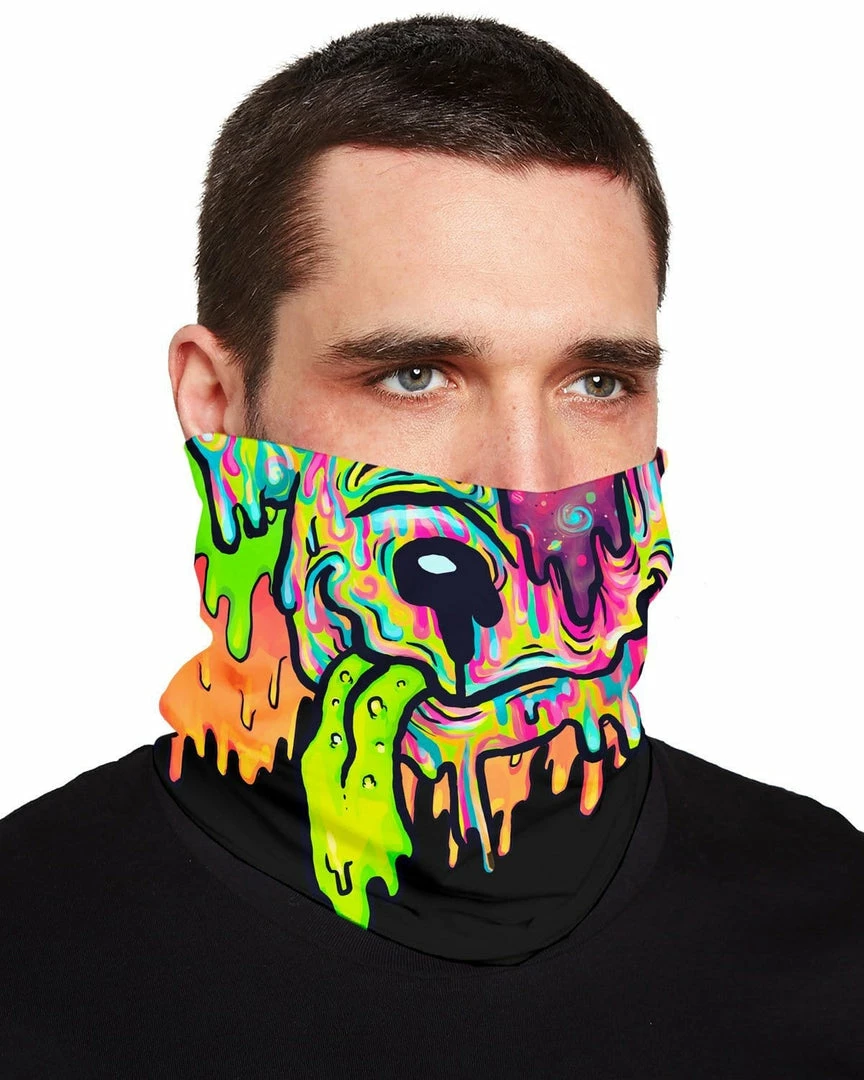 LIQUID STRANGER X SCUMMY BEARS - LAVA - SEAMLESS MASK ACCESSORIES