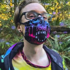 Scummy Bears ACCESSORIES SCUMMY CARES - BLOODY RAINBOW - FACE MASK