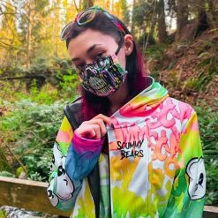 Scummy Bears ACCESSORIES SCUMMY CARES - UNICORN TWIST - FACE MASK