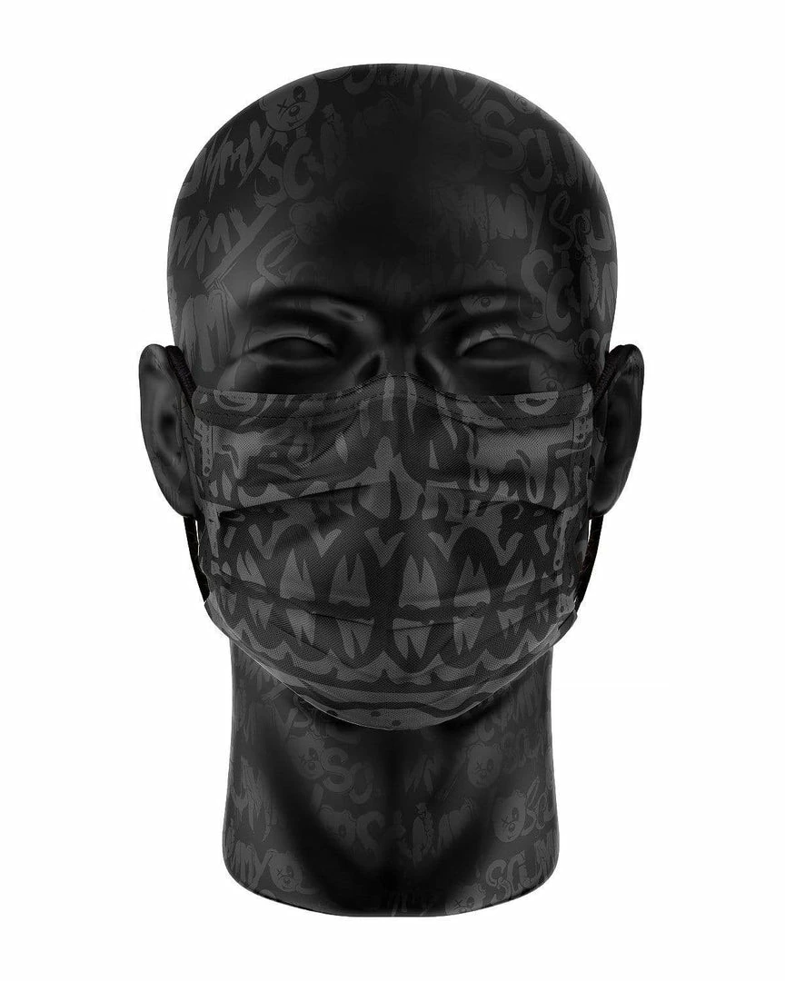 Scummy Bears STEEZBURGER (GOTH) - FACE MASK ACCESSORIES