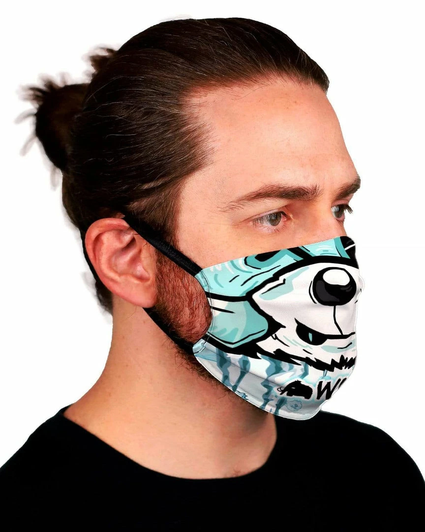 WOOLI X SCUMMY BEARS - CHILL OUT - FACE MASK ACCESSORIES