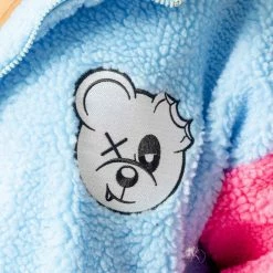 Scummy Bears FUZZY THINGZZ - OVERSIZED HIBERNATION JACKET (BLUE/PINK)