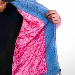 Scummy Bears FUZZY THINGZZ - OVERSIZED HIBERNATION JACKET (BLUE/PINK)