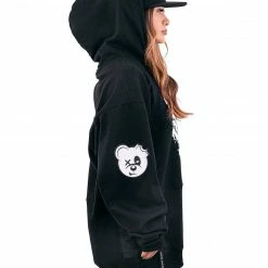 Scummy Bears CLOTHES AND STUFF GOTH AF - SCREAMO GOTH TECH HOODIE