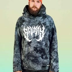 Scummy Bears OISHI - BEAR METAL - TIE-DYE HOODIE CLOTHES AND STUFF