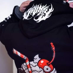 Scummy Bears CLOTHES AND STUFF OISHI - MANIC MILKSHAKE - TWO-TONE HOODIE