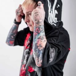 SULLIVAN KING X SCUMMY BEARS - SPINE COLLECTOR - SHORT SLEEVE TECH HOODIE CLOTHES AND STUFF