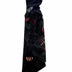 CLOTHES AND STUFF MIDNIGHT TYRANNOSAURUS X SCUMMY BEARS - BONEYARD - CLOAK