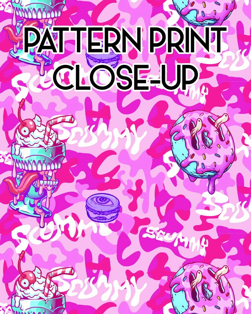 Scummy Bears OISHI - GLAMOUFLAGE (PINKU) - 2-PIECE FISHNET SET CLOTHES AND STUFF