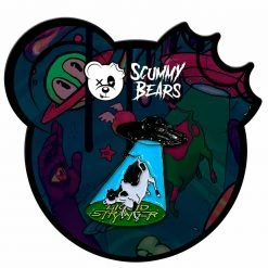 LIQUID STRANGER X SCUMMY BEARS - COWSPIRACY (MOONLIGHT) - PIN ACCESSORIES
