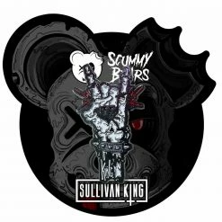 SULLIVAN KING X SCUMMY BEARS - HORNS UP SKELETAL PIN ACCESSORIES