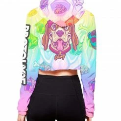 CLOTHES AND STUFF PROTOHYPE X SCUMMY BEARS - CROP HOODIE