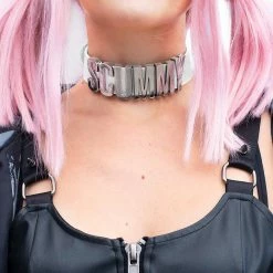 Scummy Bears ACCESSORIES SCUMMY - CHOKER (WHITE)