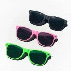 Scummy Bears FESTIVAL LOOKS SCUMMY WAYFARER SUNGLASSES - MATTE BLACK
