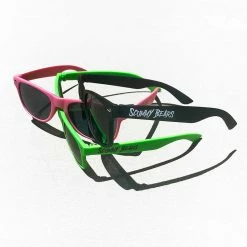 Scummy Bears SCUMMY WAYFARER SUNGLASSES - MATTE GREEN FESTIVAL LOOKS