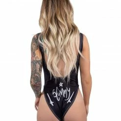 Scummy Bears CLOTHES AND STUFF SEANCE (GOTH AF) - BODY SUIT (BLACK)