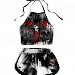 SULLIVAN KING X SCUMMY BEARS - SPINE COLLECTOR - TIE DYE SHORTS
