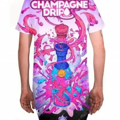 CLOTHES AND STUFF CHAMPAGNE DRIP X SCUMMY BEARS - BOTTLE DROP (DAY CLUB) - LONG TEE