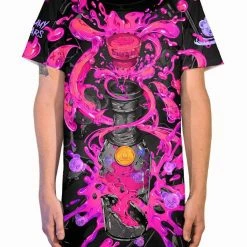 CLOTHES AND STUFF CHAMPAGNE DRIP X SCUMMY BEARS - BOTTLE DROP (NIGHT CLUB) - LONG TEE