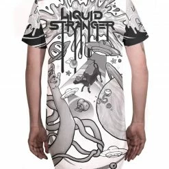 LIQUID STRANGER X SCUMMY BEARS - WEIRD & WONDERFUL (NIGHT) - LONG TEE