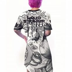 LIQUID STRANGER X SCUMMY BEARS - WEIRD & WONDERFUL (NIGHT) - LONG TEE