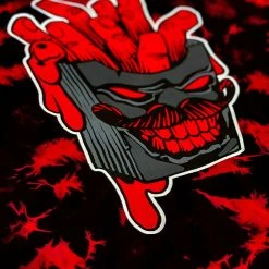 Scummy Bears OISHI - FRENCH FRIED POTETO (GOSU) - TIE-DYE LONG TEE CLOTHES AND STUFF