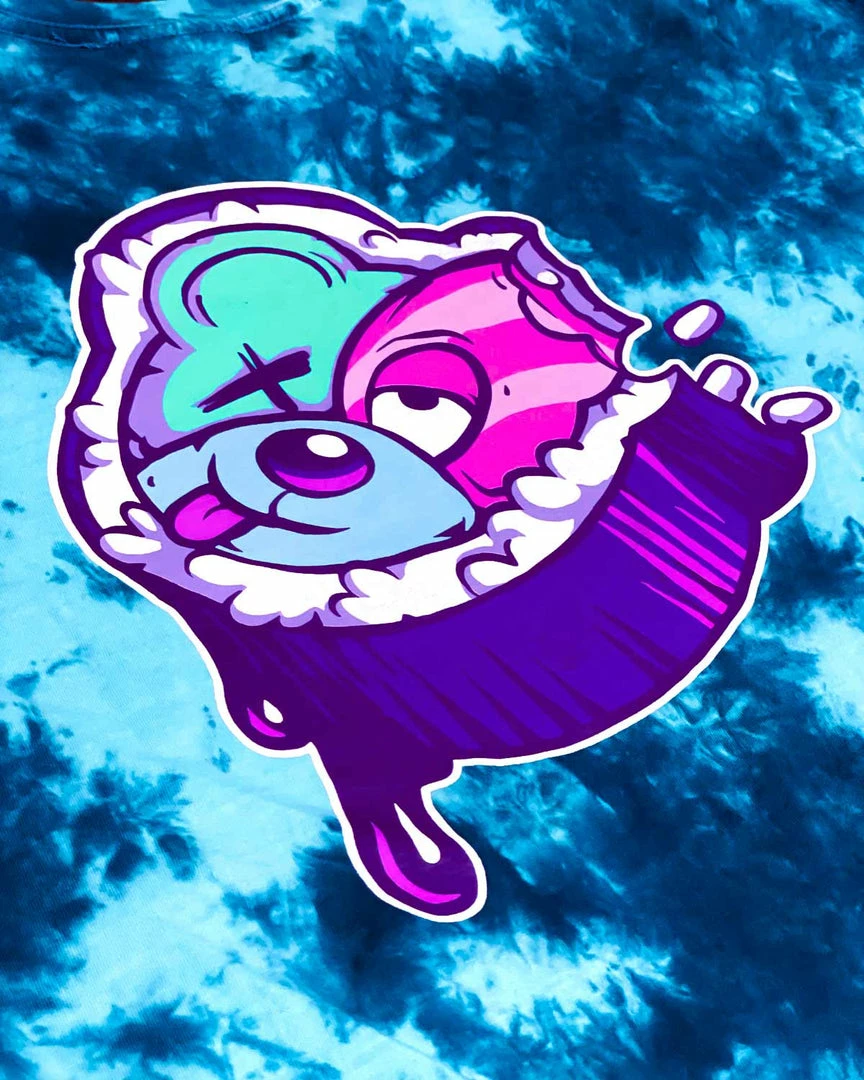 Scummy Bears OISHI - SCUMMY ROLL (AOI) - TIE-DYE LONG TEE