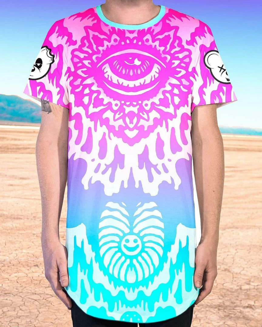 Scummy Bears POPSISKULLS - MELTED DREAMS - LONG TEE