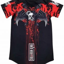 CLOTHES AND STUFF SULLIVAN KING X SCUMMY BEARS - SPINE COLLECTOR (BLACK) - BASEBALL JERSEY