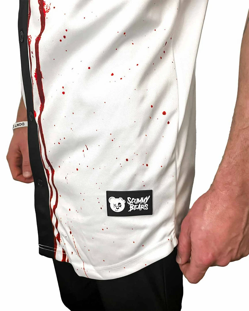 SULLIVAN KING X SCUMMY BEARS - SPINE COLLECTOR (WHITE) - BASEBALL JERSEY